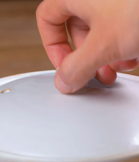 關(guān)火后燜5分鐘。